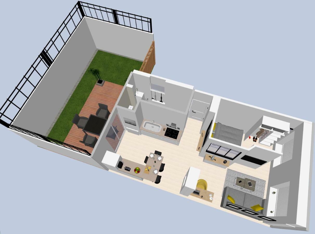 Le P'Tit Atelier, Terrasse Privative Apartment โลริอ็อง ภายนอก รูปภาพ